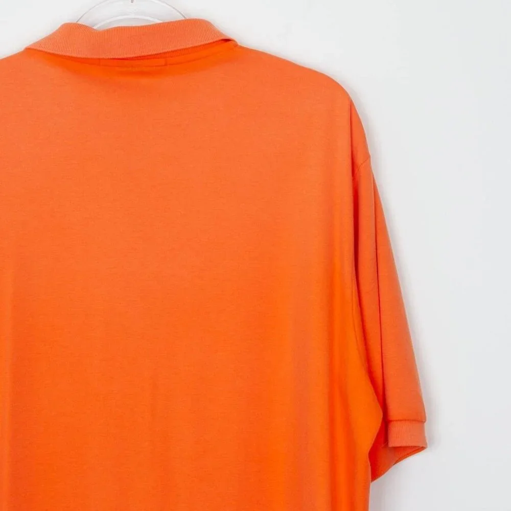 Polo‎ Golf by Ralph Lauren Mens Polo Shirt Size XL Orange Short Sleeve Preppy